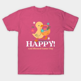 Happy Easter Cute Duckling Easter Egg Hunt T-Shirt